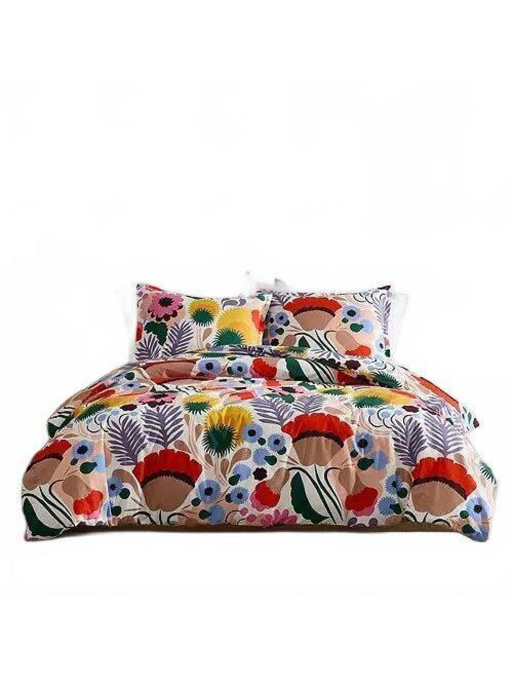 Marimekko Ojakellukka Cotton Percale Duvet Cover Only King Size